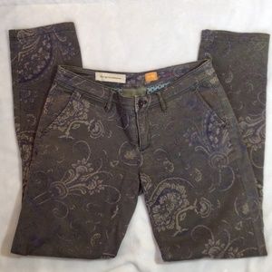 Pilcro and the letterpress damask skinny pant